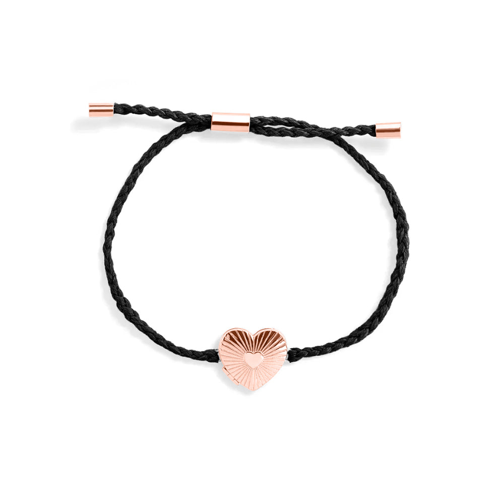 Custom Photo Heart Locket Bracelet