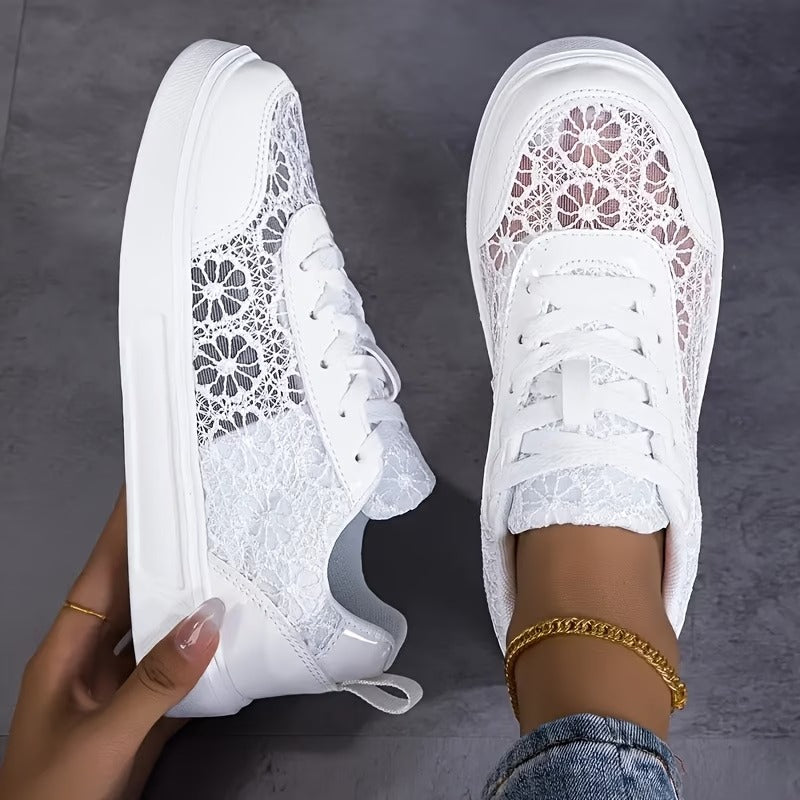 Camille | Elegant Lace Sneakers