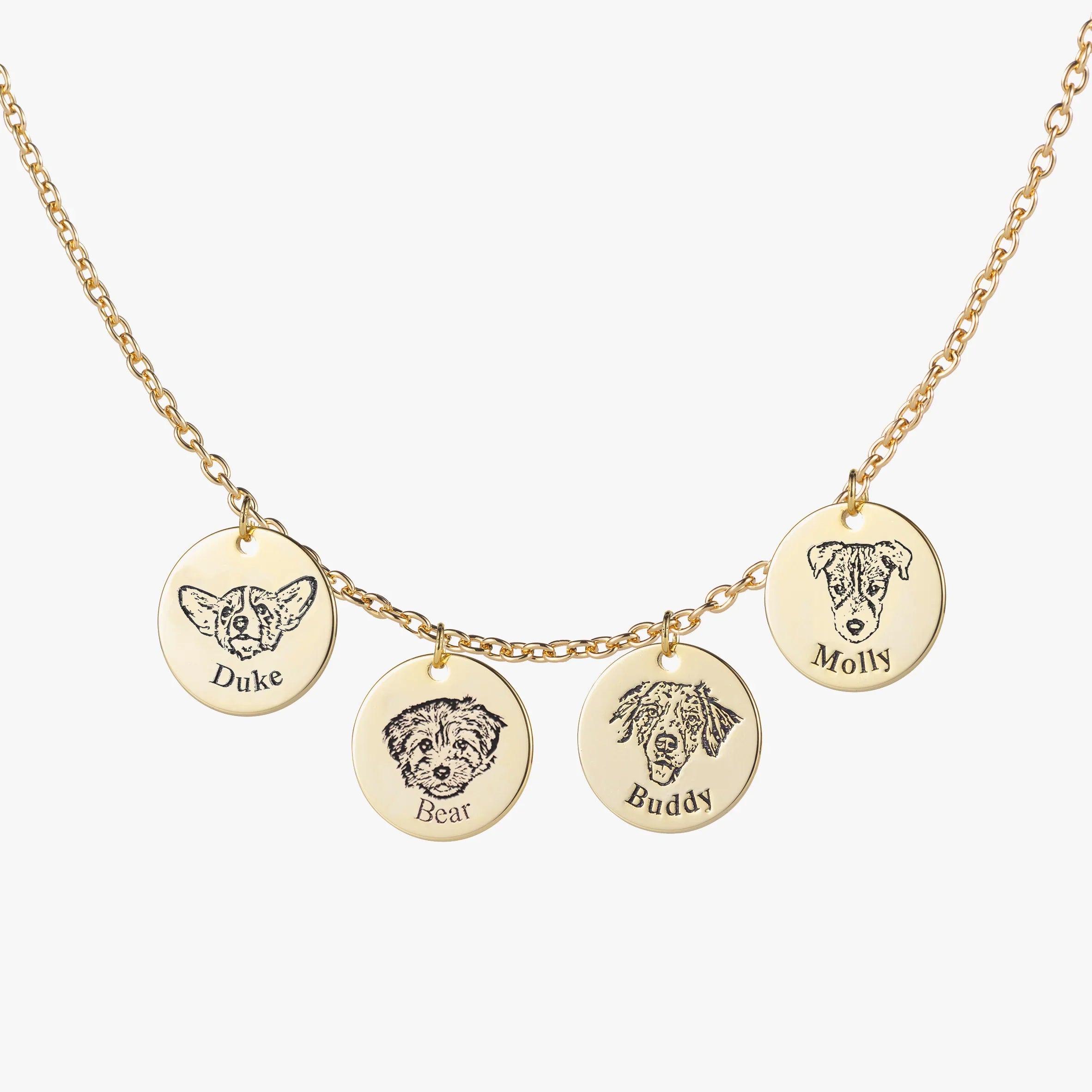 Custom Pet Face Necklace
