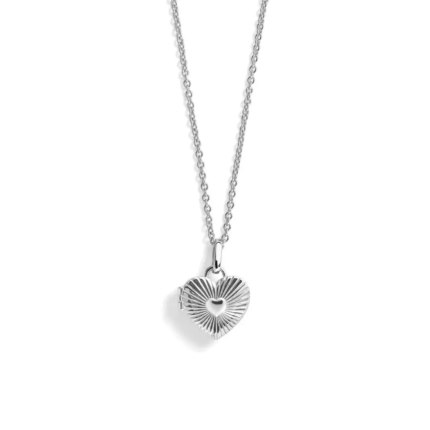 Custom Photo Heart Locket Necklace