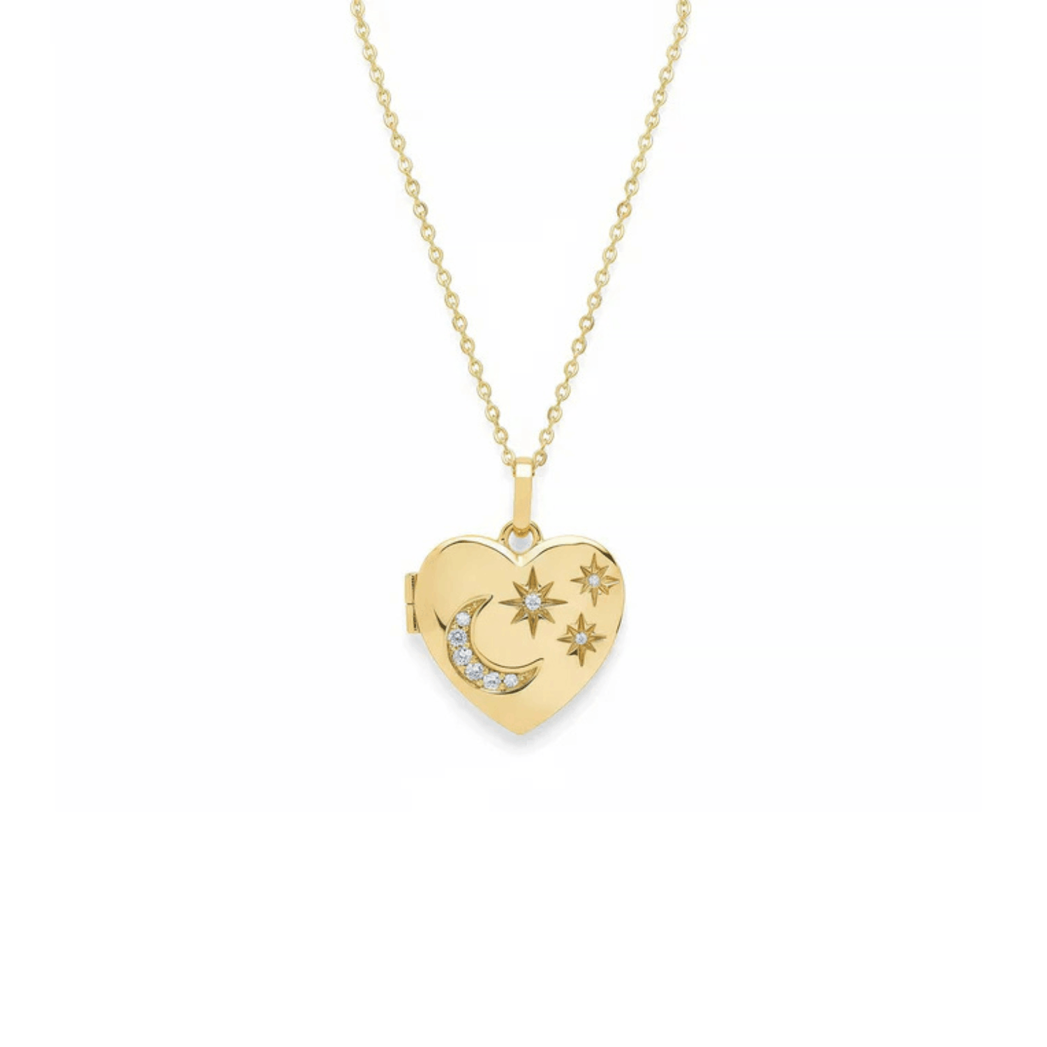 Custom Photo Heart Locket Necklace