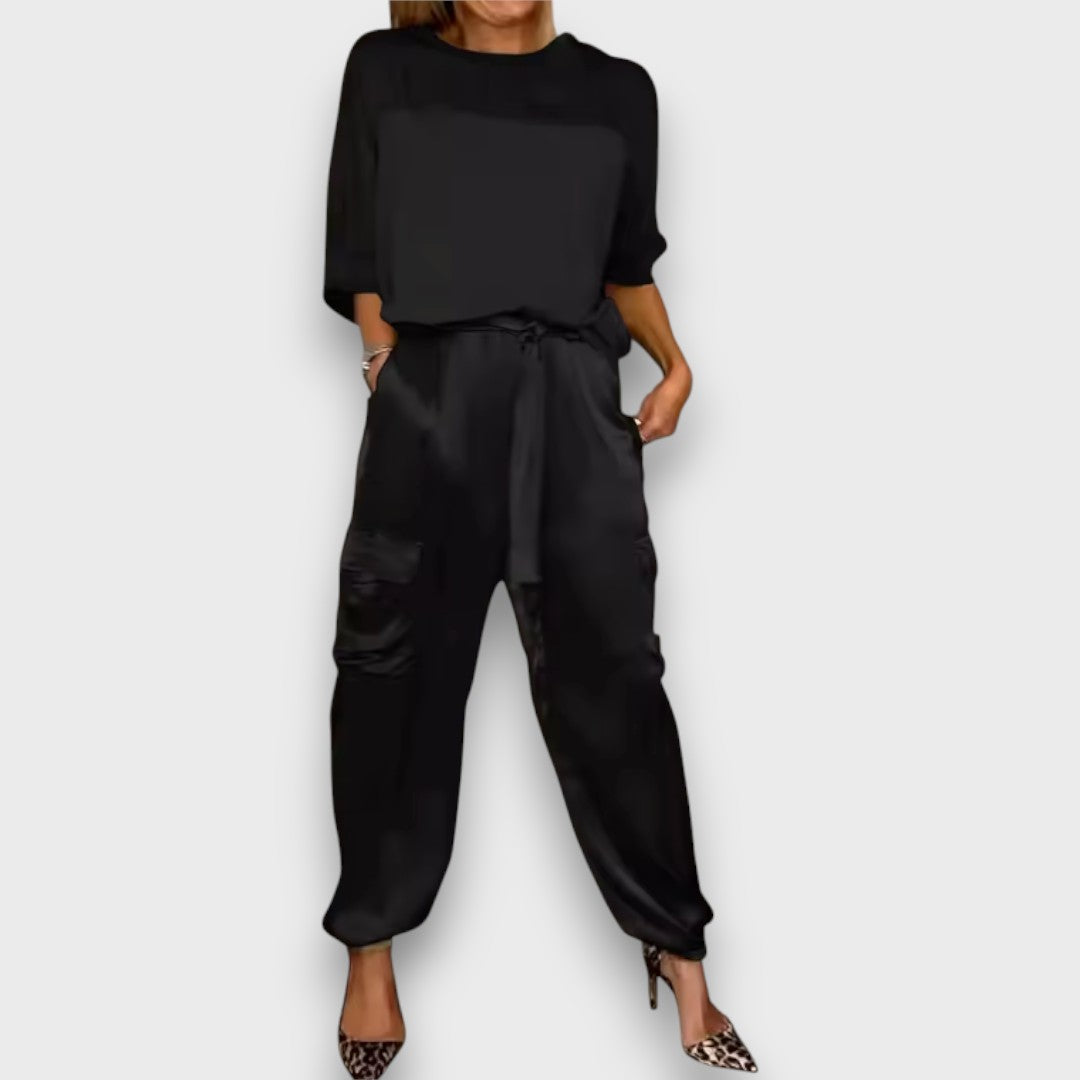 Avelan | Satin Flow Two-Piece Set