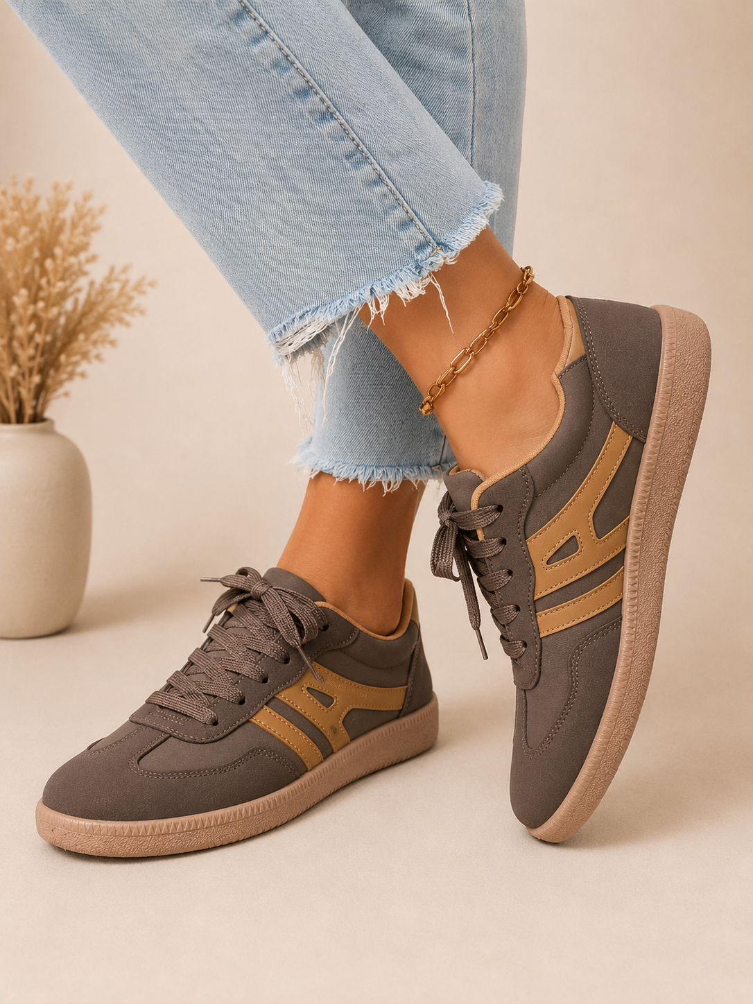Selina - Supportive Slip-On Walking Shoes