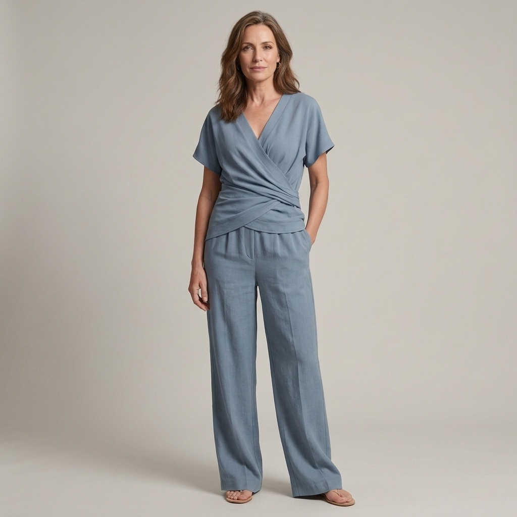 Colleen | Wrap-Front Cropped