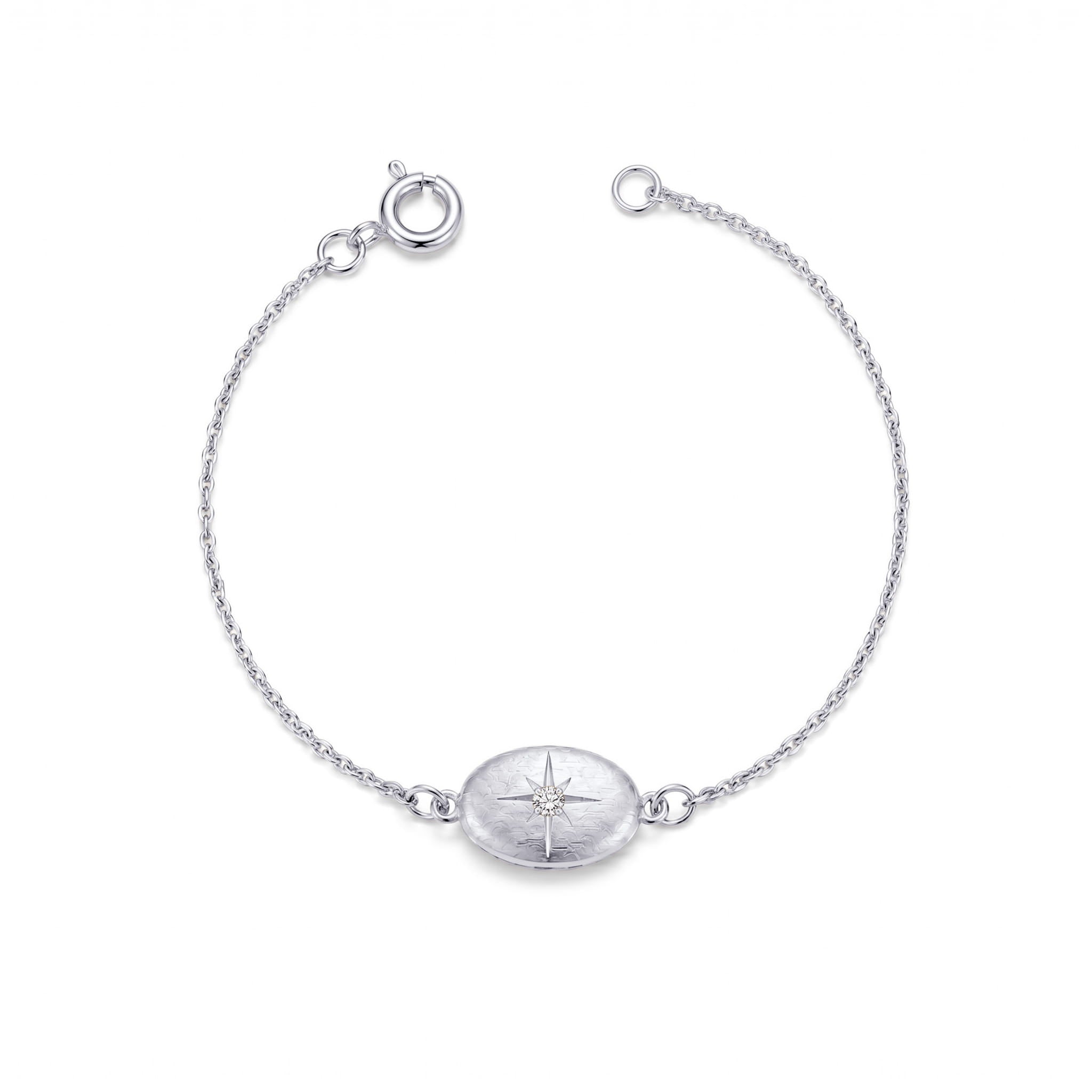 Custom Photo Oval Locket Bracelet