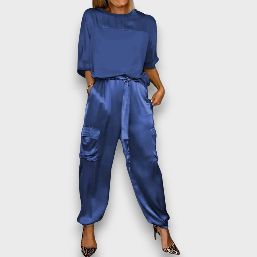 Avelan | Satin Flow Two-Piece Set