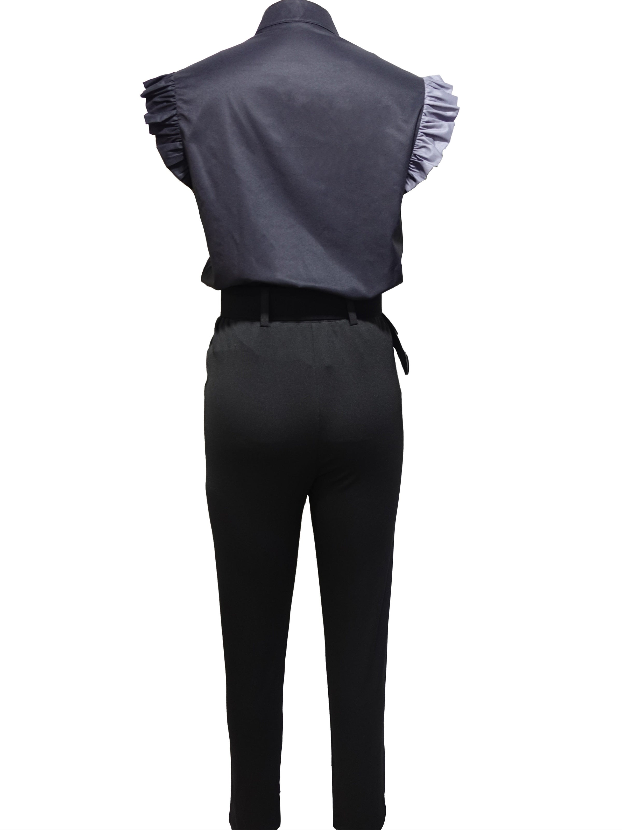Florabel | Stylish Ruffle-Sleeve Set