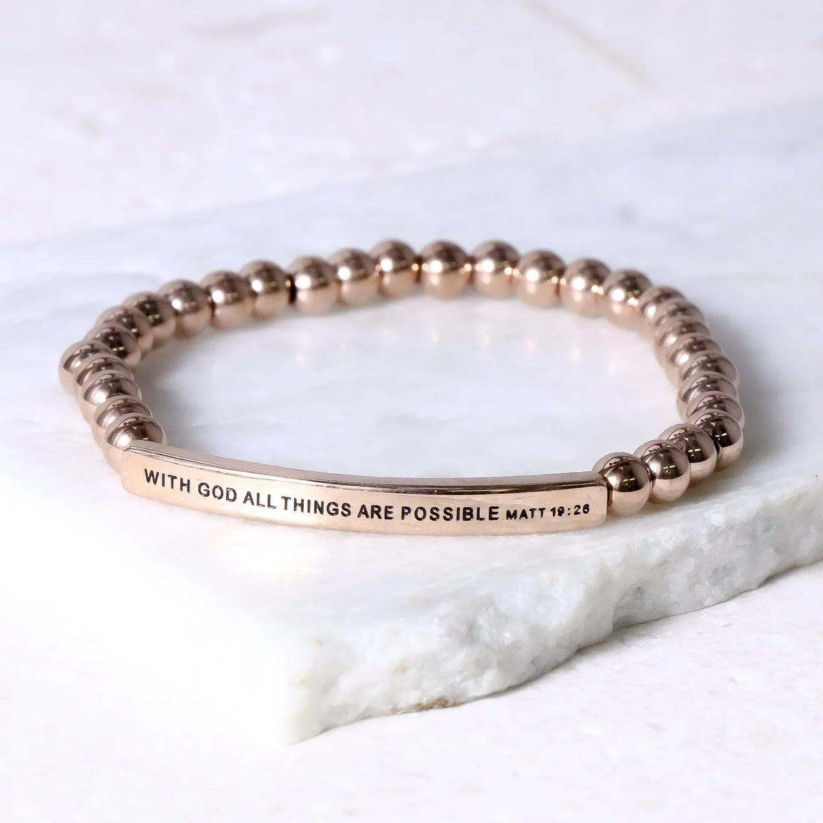 WITH GOD ALL THINGS ARE POSSIBLE - MATT 19:26